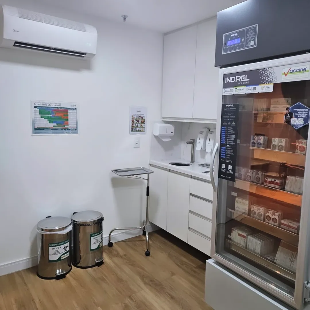 Espaço clínico da Vaccine Care